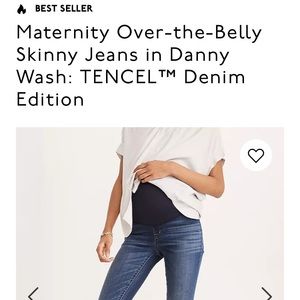 Madewell Maternity jeans, Danny wash, sz 26